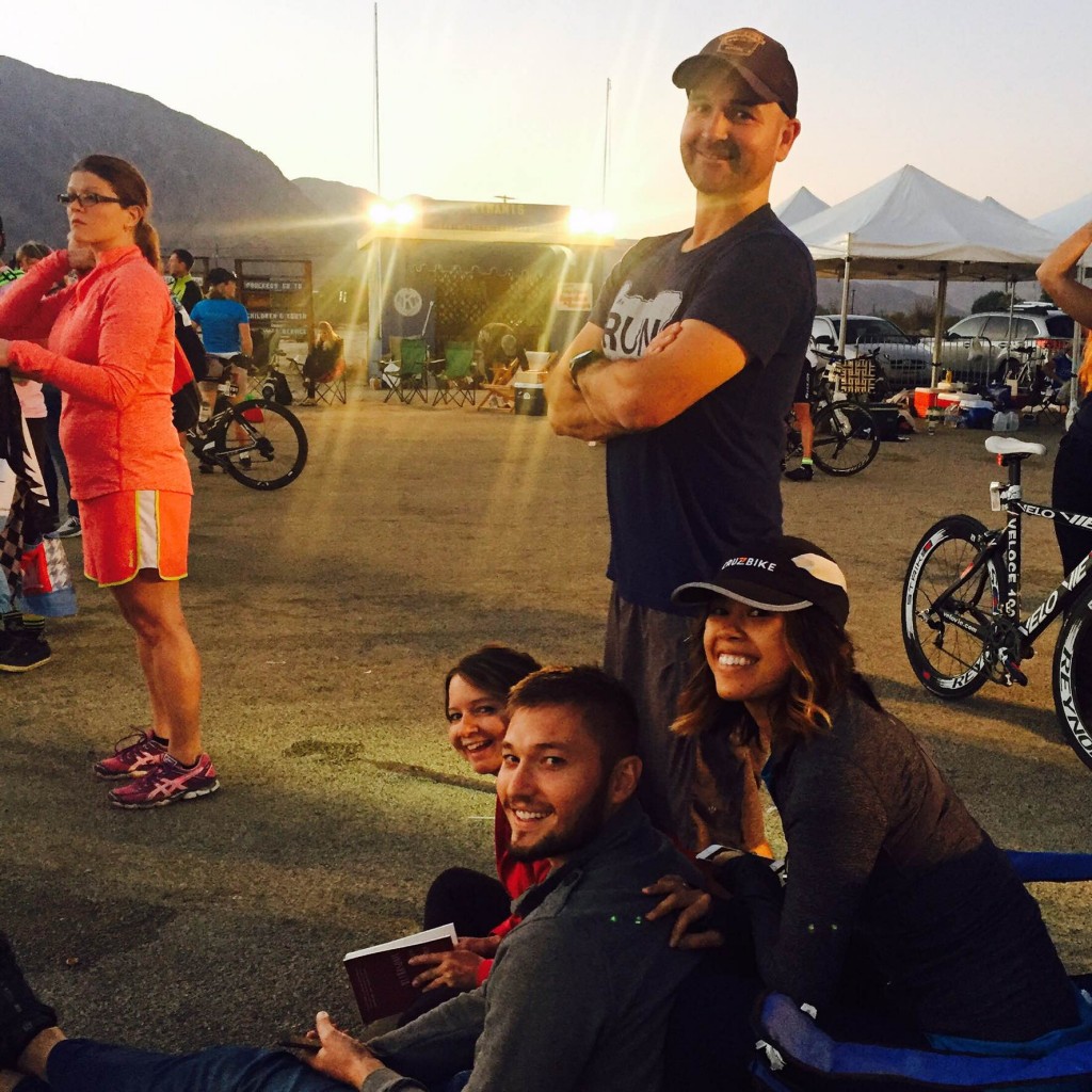 Some of Rob's crew at this weekend's 24 hour race in Borrego Springs, CA. 